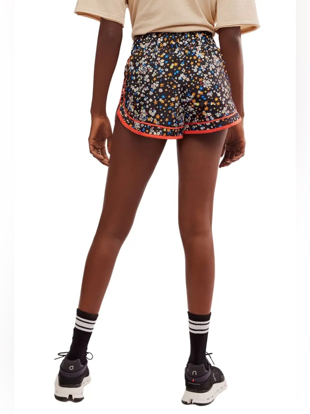 Free People| ‘Varsity Blues’ Printed Shorts - Picture 4 of 8